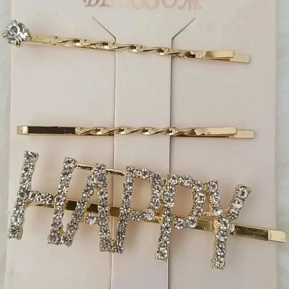 Happy Hair Pin